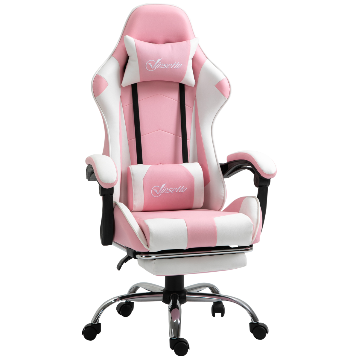 Racing Gaming Chair Gamer Recliner, Pink