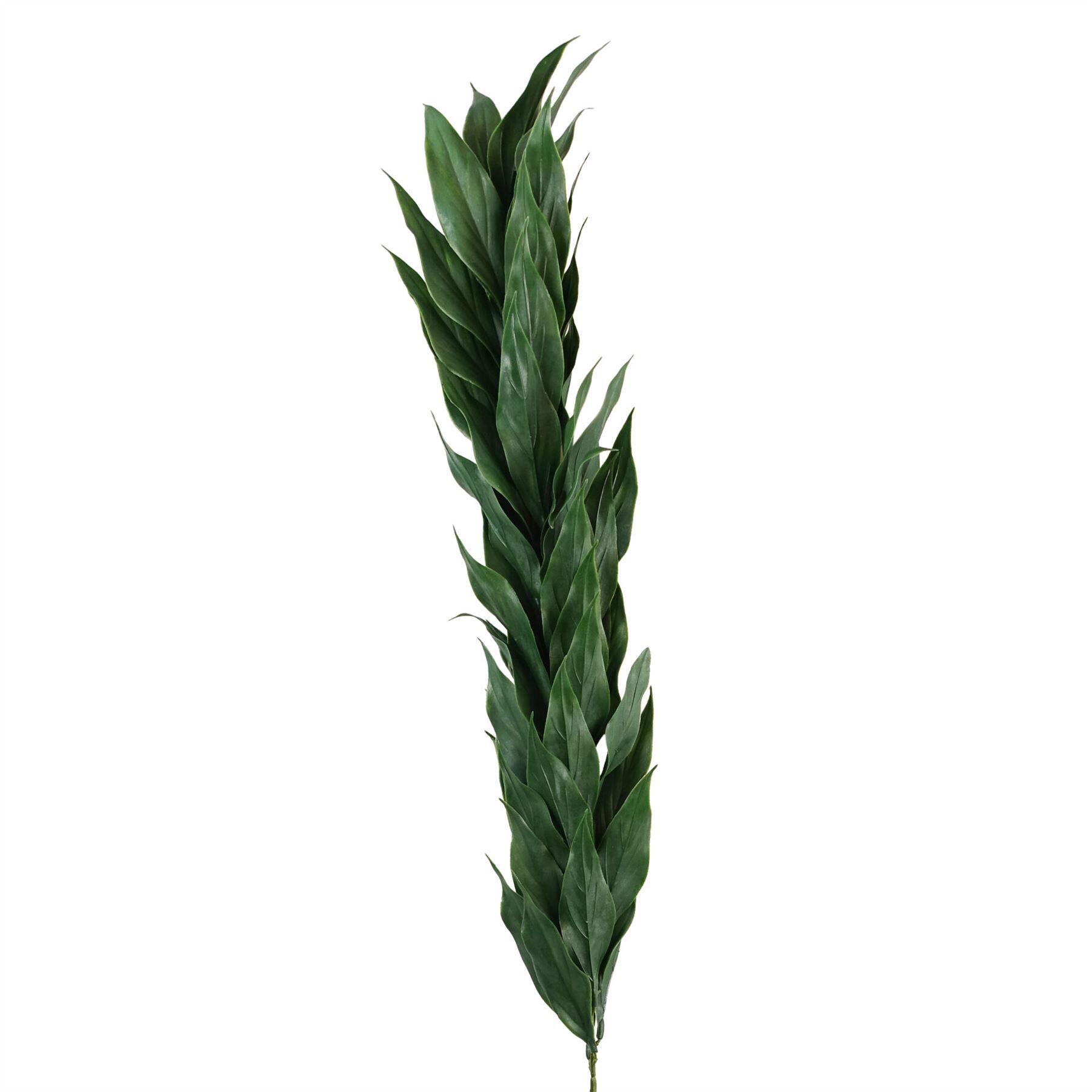 100cm artificial plastic decorative leaf spray view 1