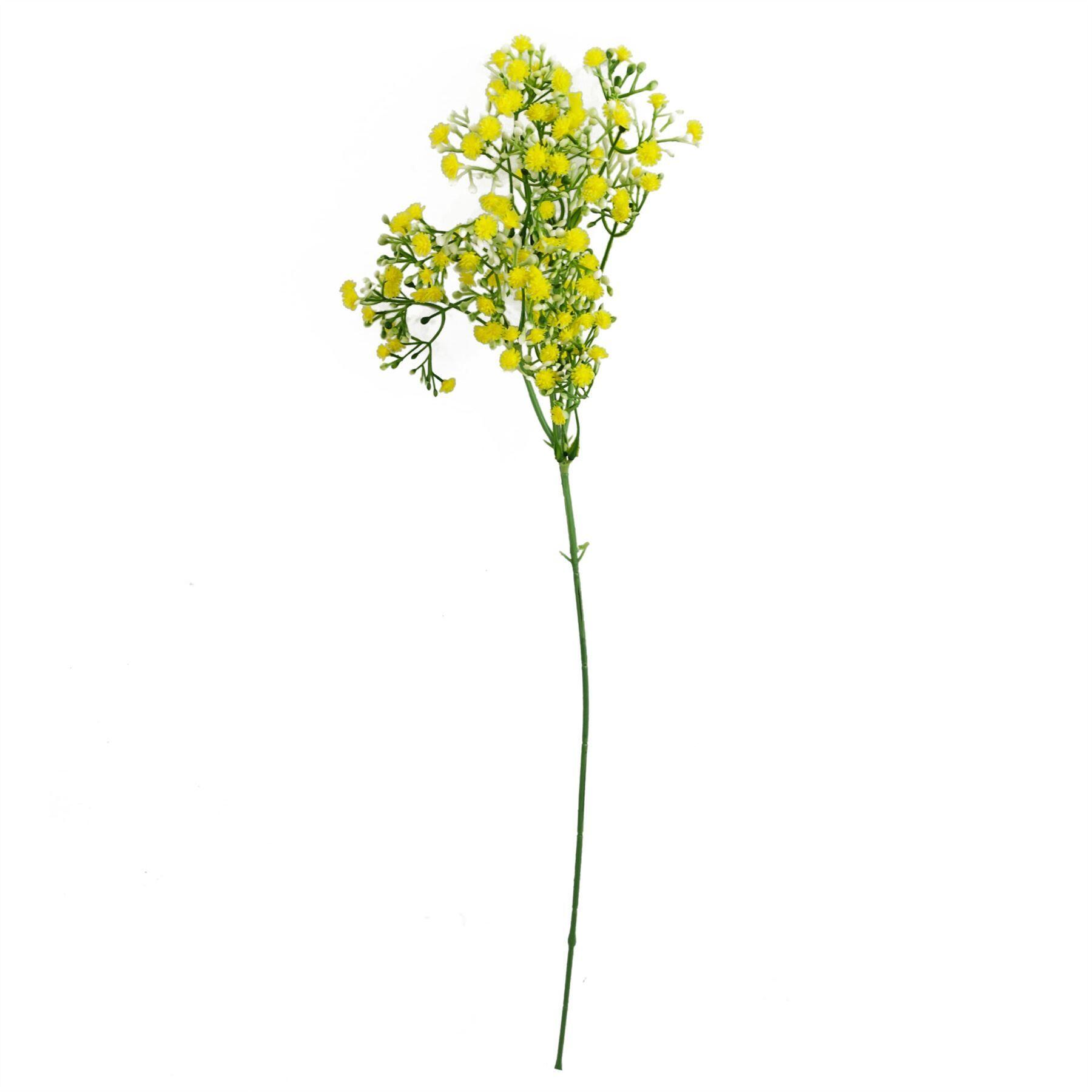 example of pack of 6 x 55cm gypsophila yellow stem in a setting