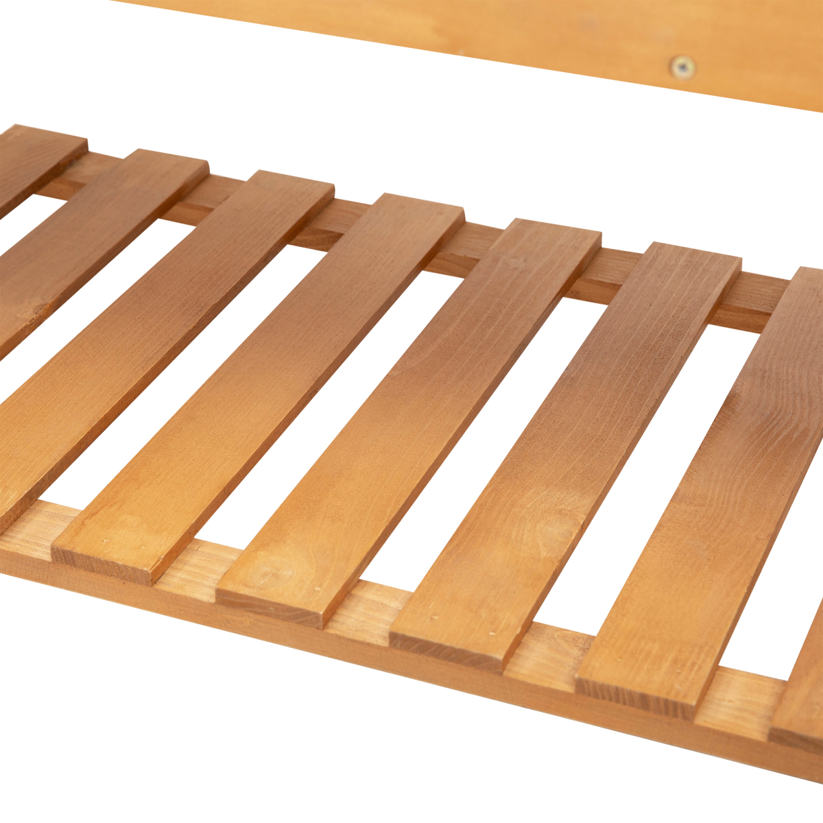 105x40x135cm Wooden Planter Raised Elevated Bed Planter Flower with 2 Shelves alternative style 9
