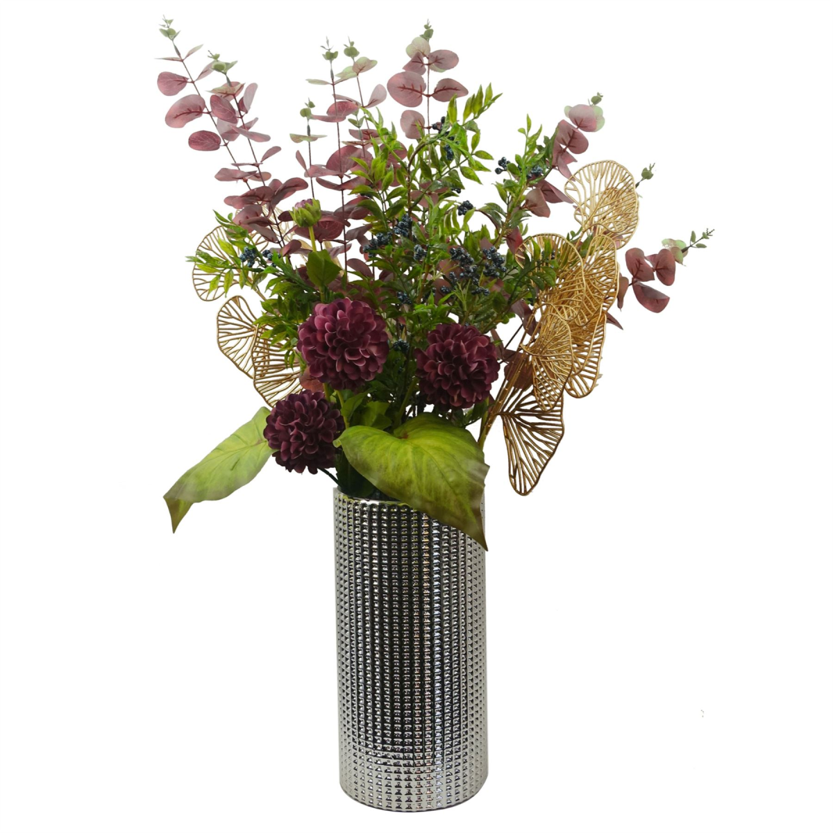 Picture of 6x 70cm Nandina Foliage Blue Berry Spray Artificial