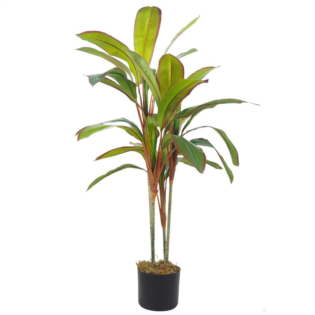 metal dracaena 100cm tropical artificial silver potted product image
