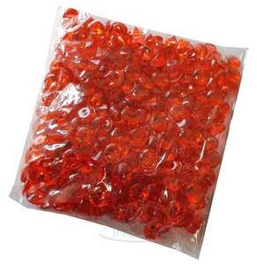 wedding table crystals red