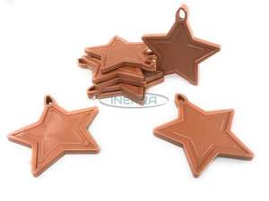 copper star balloon weights