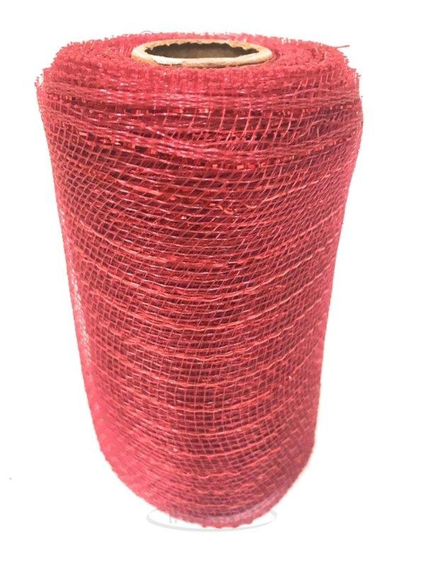 red deco mesh 6 inch