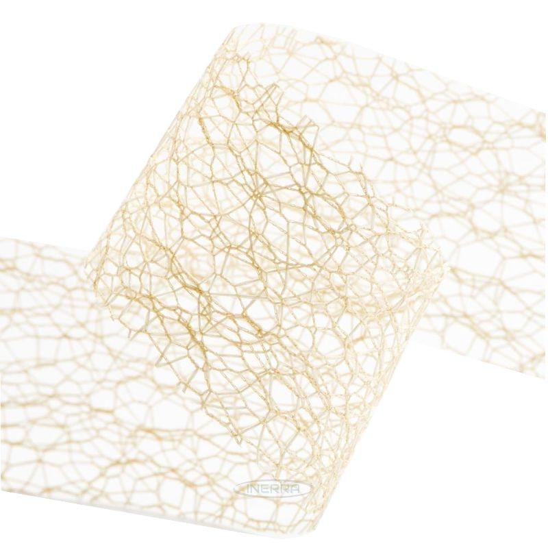 ivory deco mesh web ribbon spider lace