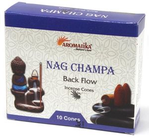 nag champa incense cones back flow