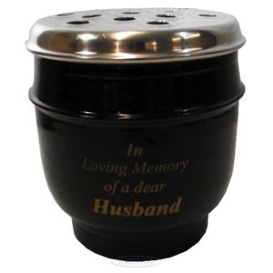husband grave vase pot