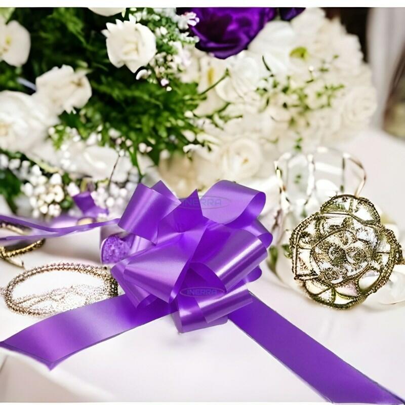 lilac florist wedding pull bows gift hamper
