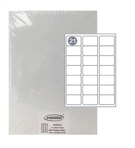 21 per sheet a4 blank labels