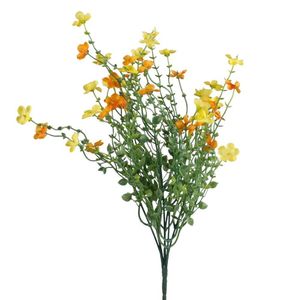 forget me not flowers artificial yellow orange