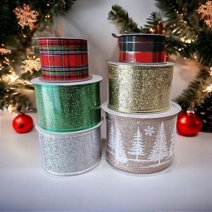 Wide Christmas Ribbon for trees and gift wrapping