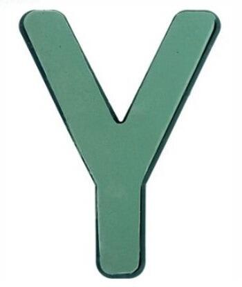 funeral foam letter y