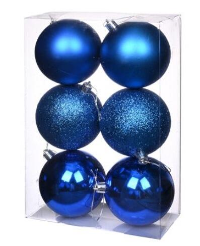 royal blue christmas baubles