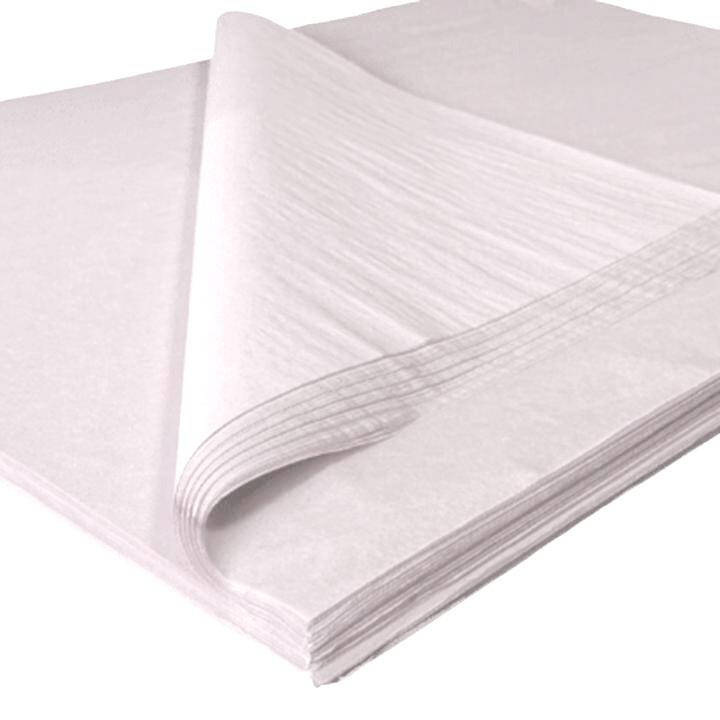 white tissue paper