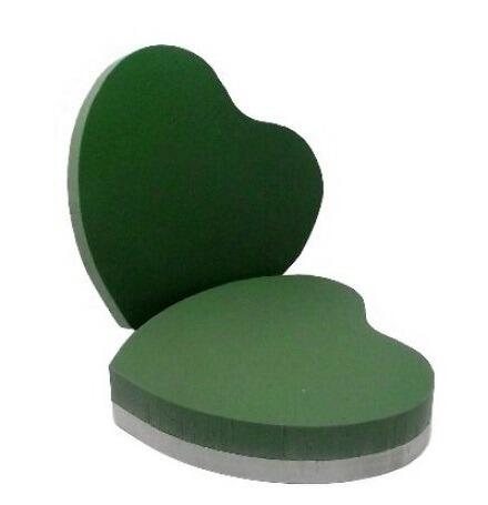 foam frame solid heart florist floral arranging tribute funeral flower
