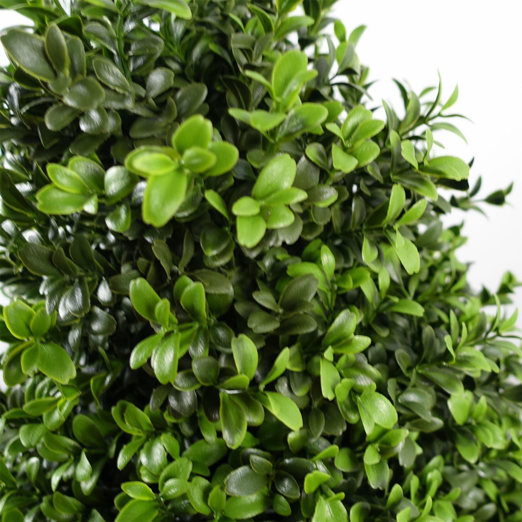 Pair of Buxus Ball Cone Artificial Tree UV Resistant Outdoor