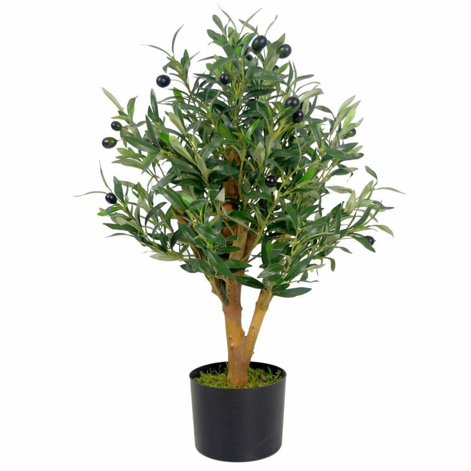 65cm leaf design uk realistic artificial olive tree view 1