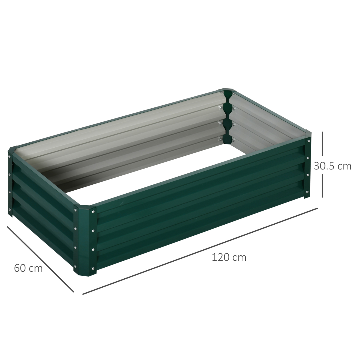 Garden Bed Steel Planter Growing Box for Vegetables Flowers