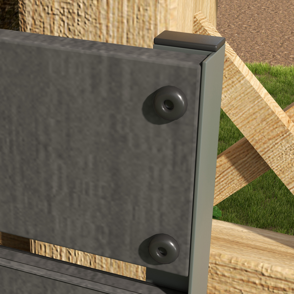Raised Garden Bed with Trellis Planter Box