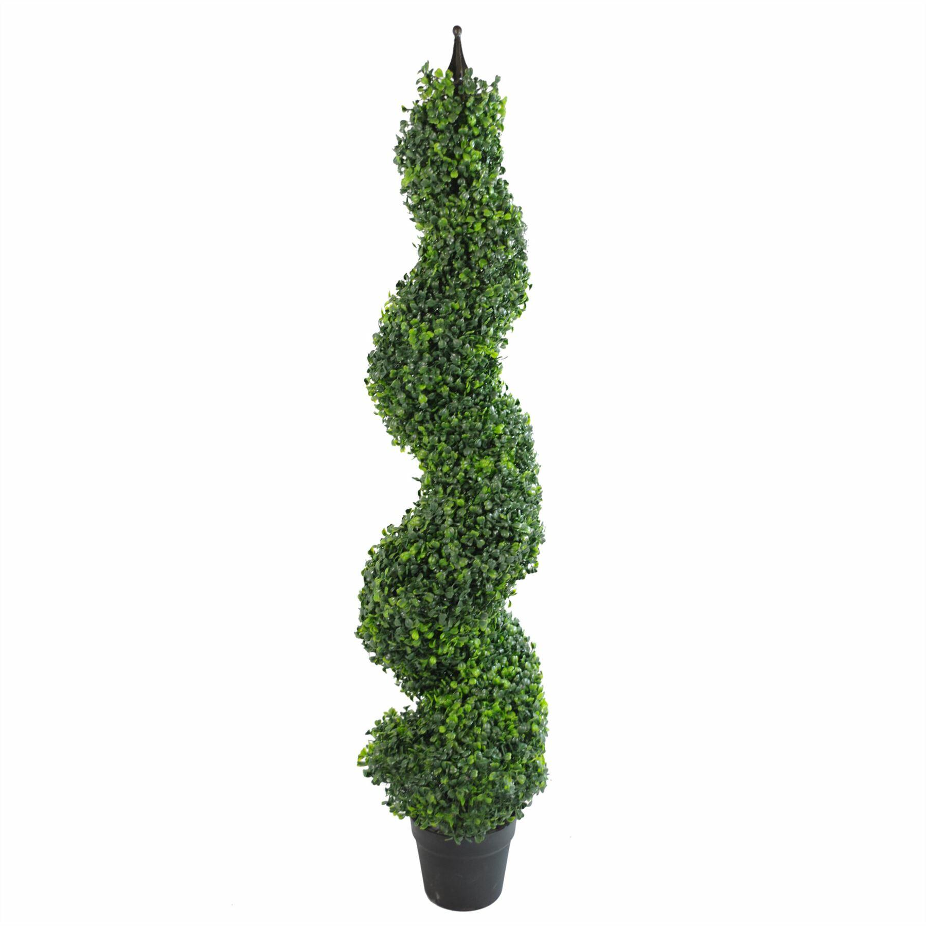 Tall Artificial Boxwood Tower Tree Topiary Spiral
