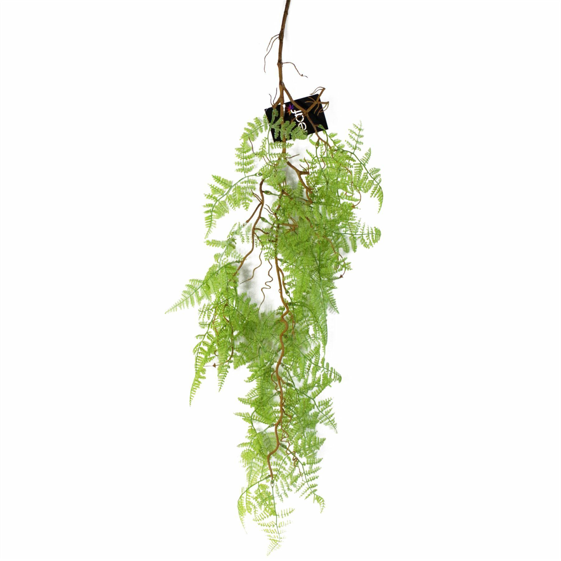 Artificial Hanging Maidenhair Fern Plant Green