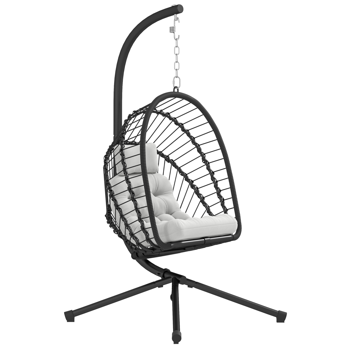 durable powder coated steel frame garden storage basket