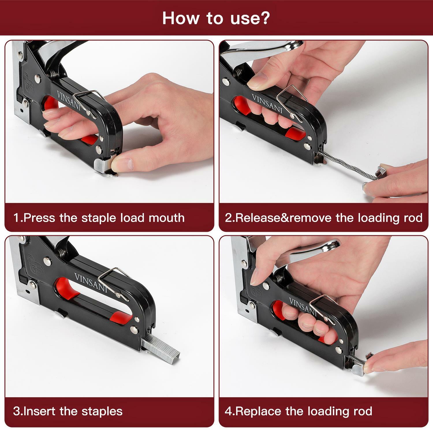 vinsani heavy duty staple gun 0008253