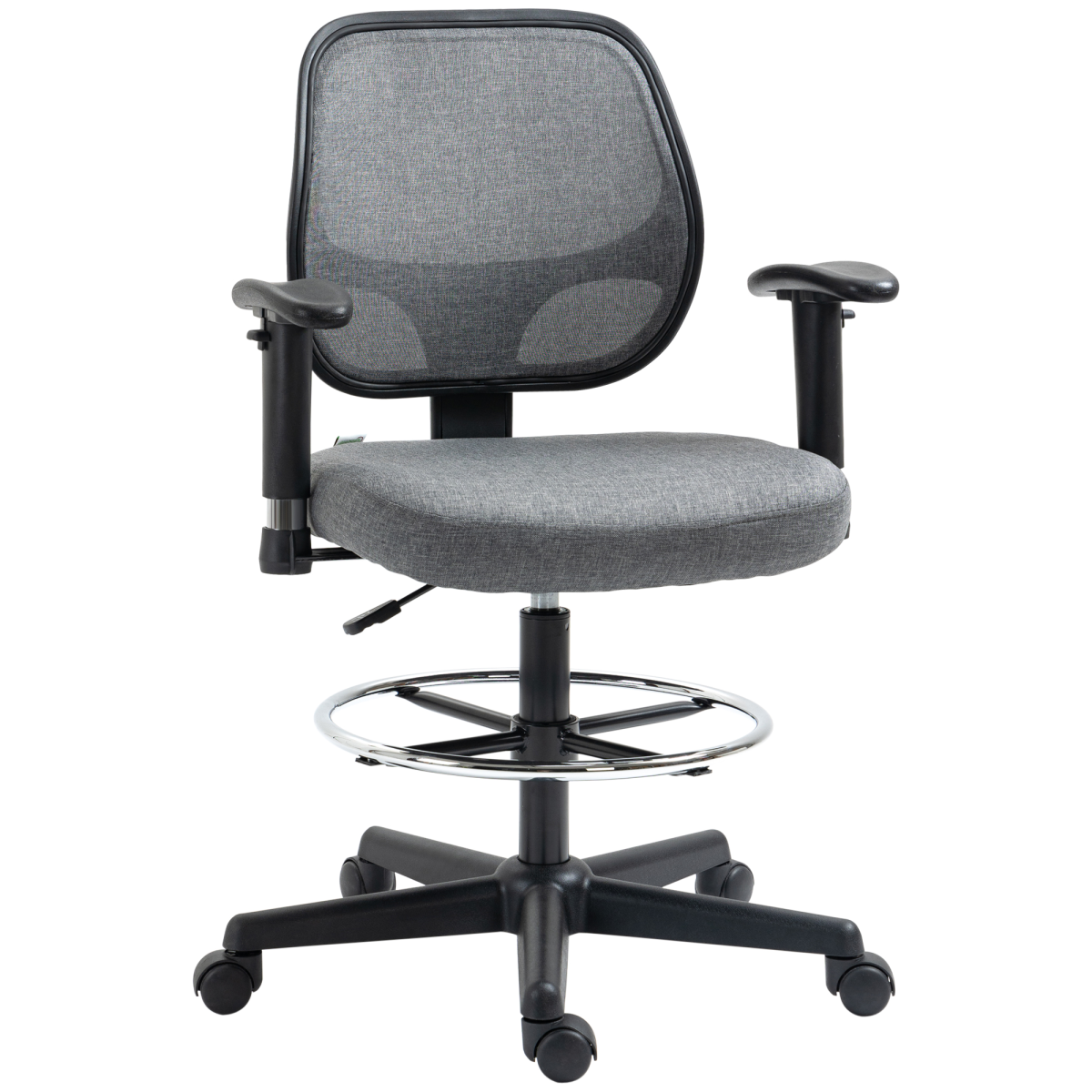 drafting chair tall office stand desk chair foot view 1