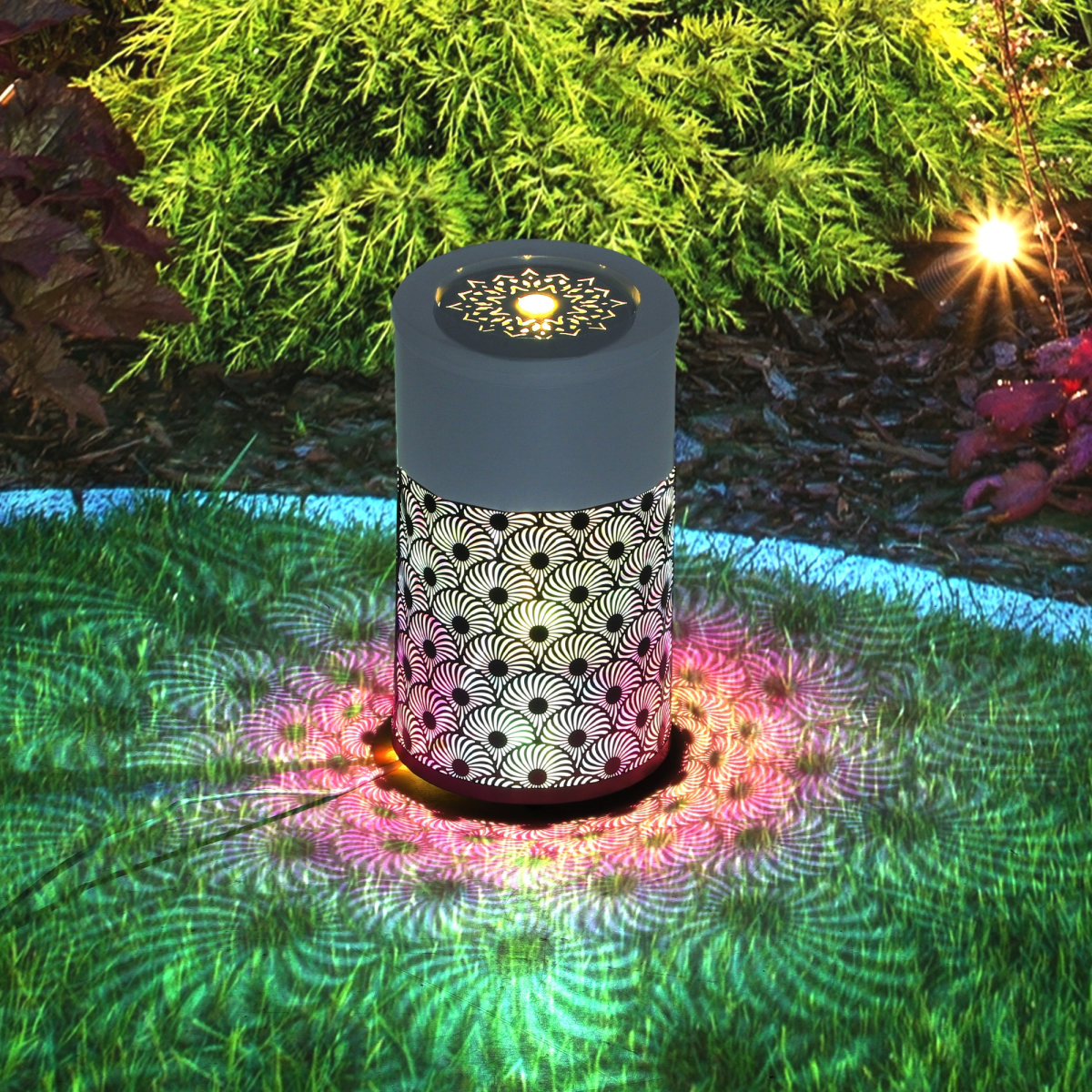 outsunny outdoor waterfall fountain water feature with led,