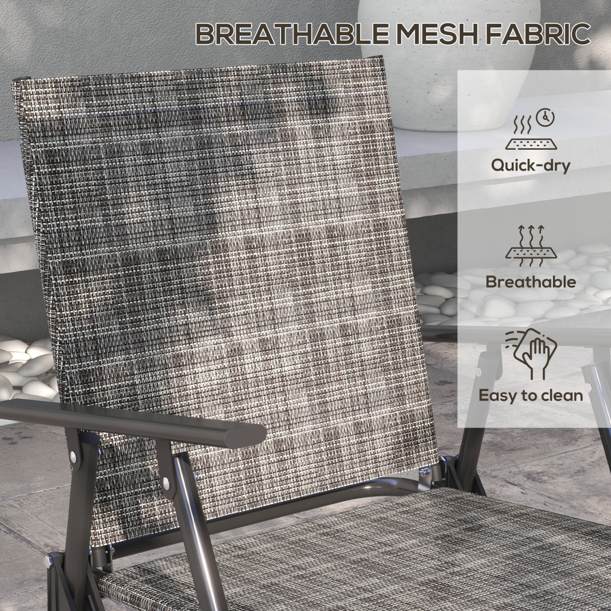 outsunny patio furniture set, garden set with table,