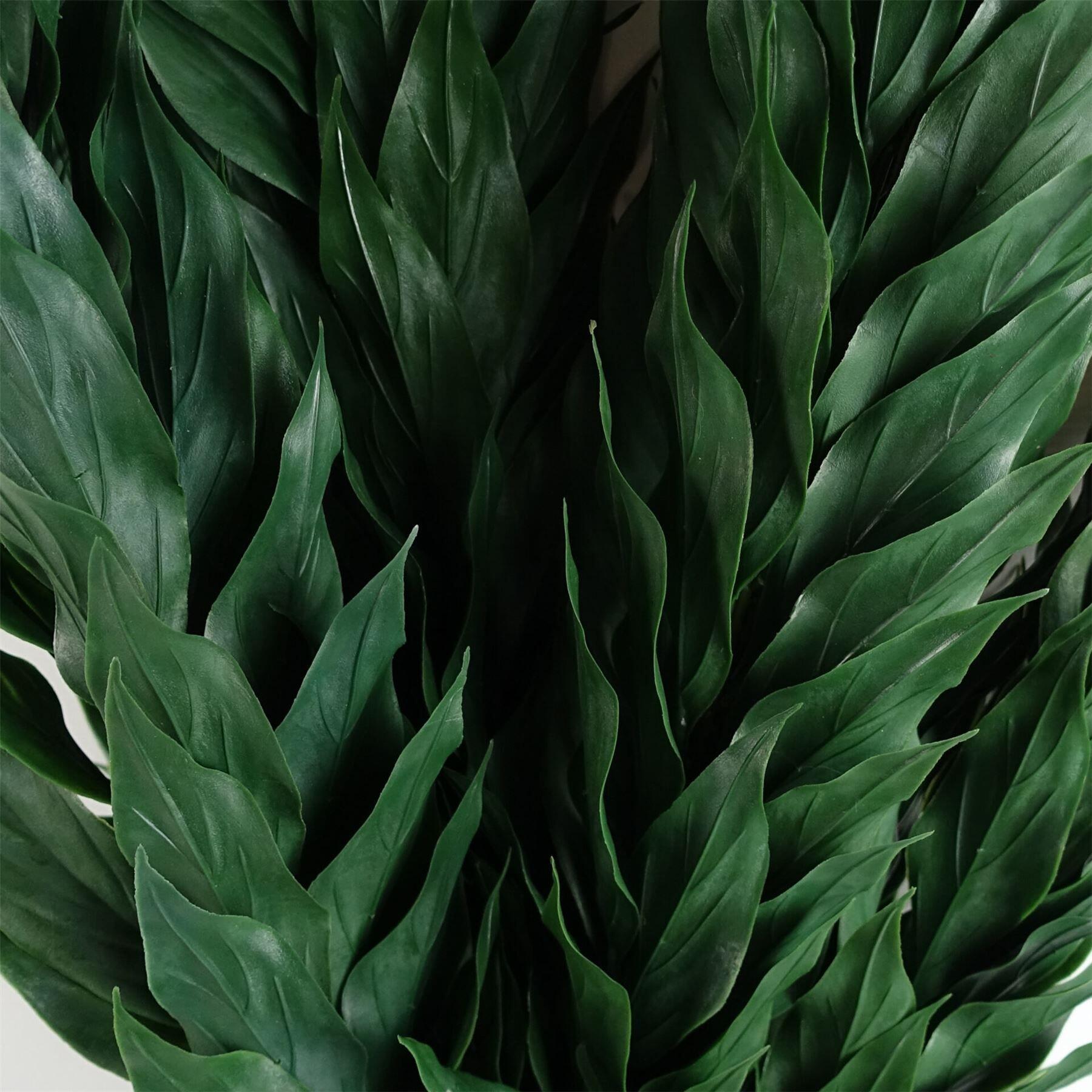 100cm artificial plastic decorative leaf spray view 7