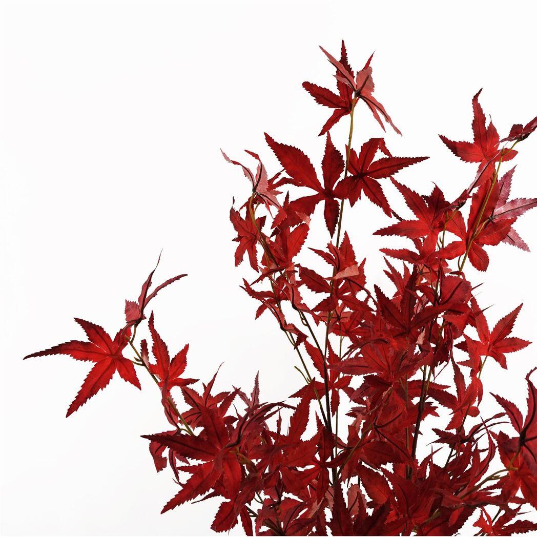 image of 120cm artificial red maple tree view 1