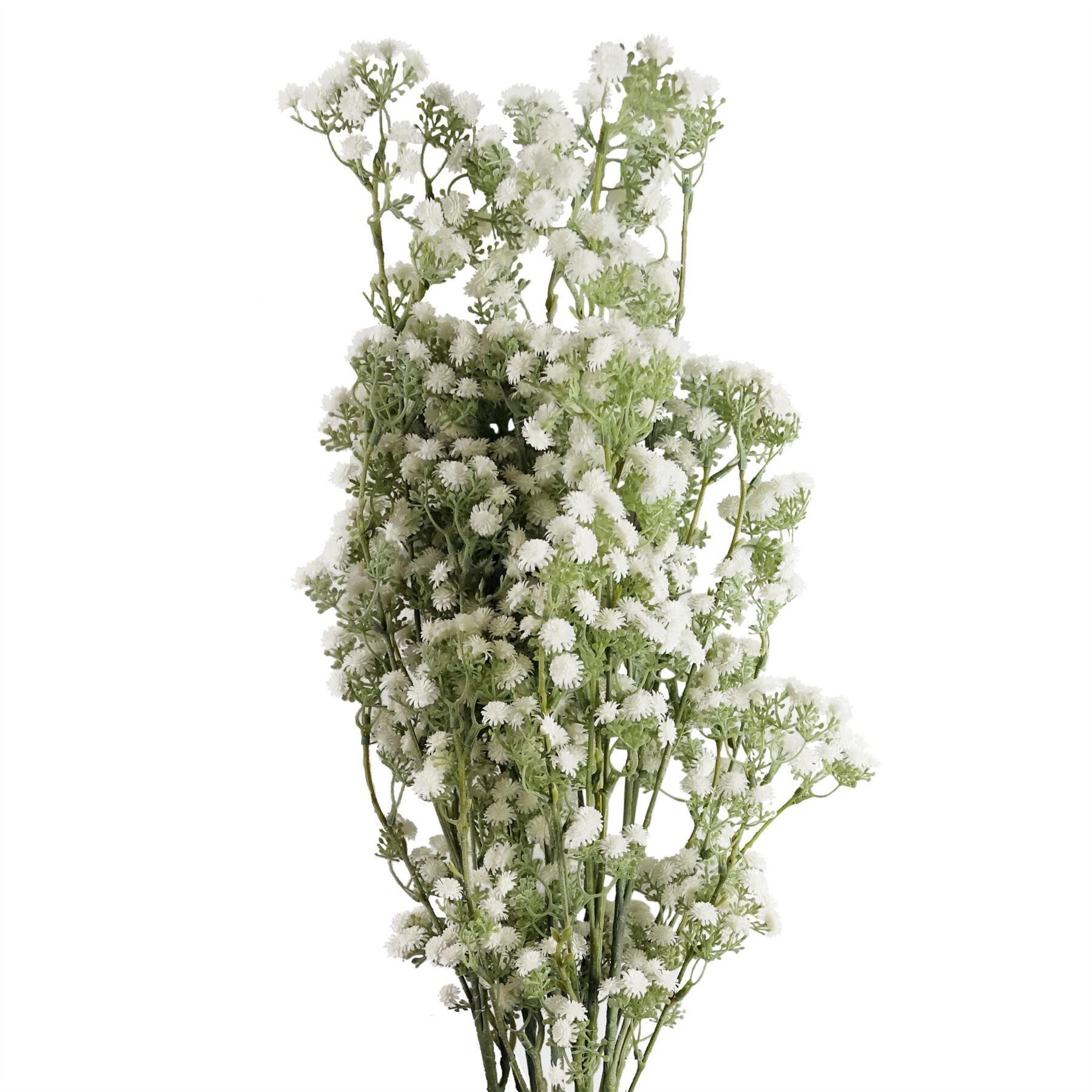 image showing pack of 6 x 85cm gypsophila white stem