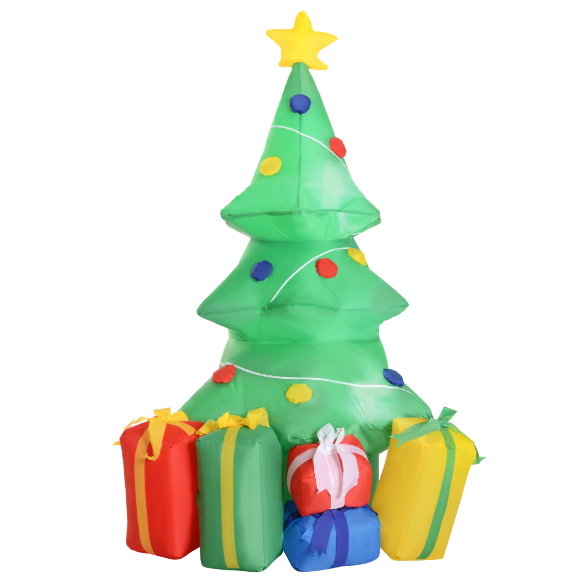 High-quality image of 5ft Inflatable Christmas Tree Xmas Air Blown, LED for eCommerce listing.