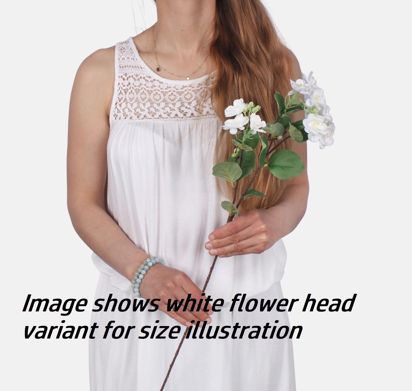 Artificial Flowers 60cm Jasmine Spray Stem Blue