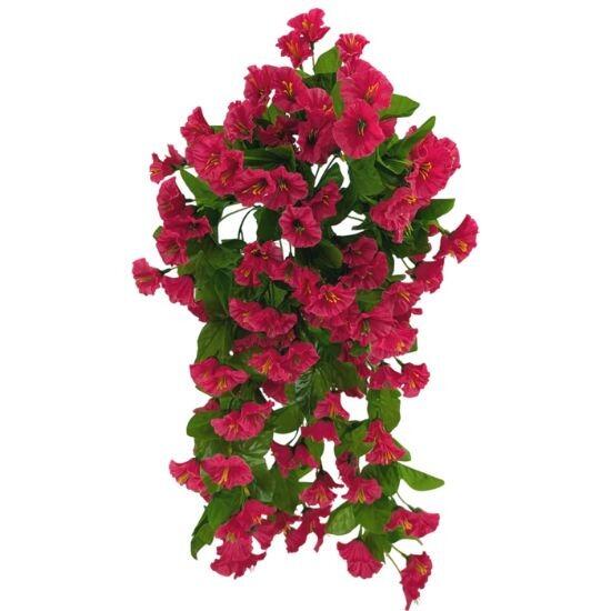 Artificial Trailing Flowers for Hanging Baskets fuchsia cerise pink 50cm