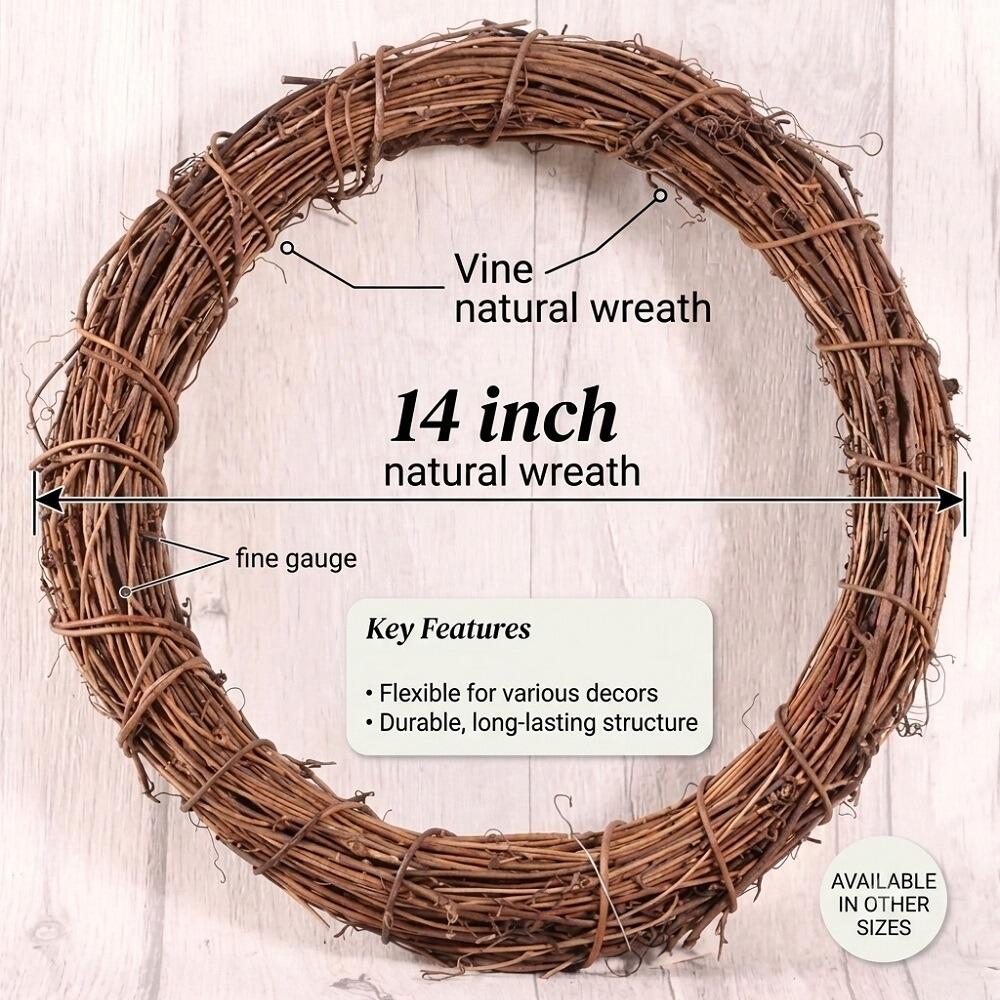 vine wreath base christmas