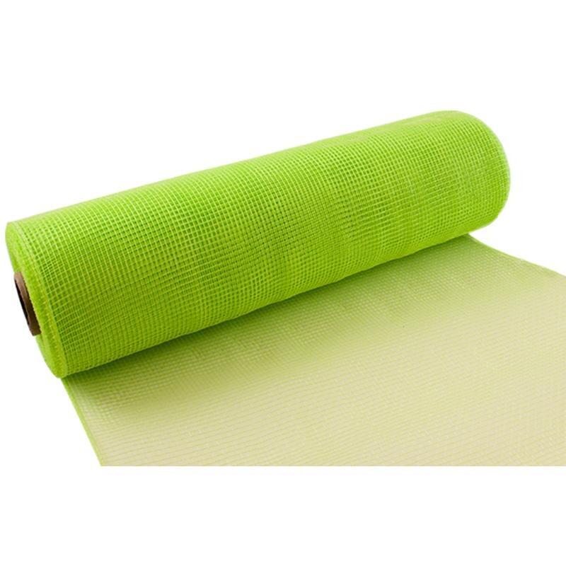 Eleganza Lime Green Deco Mesh