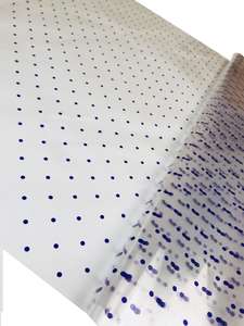 purple dot cellophane sheets