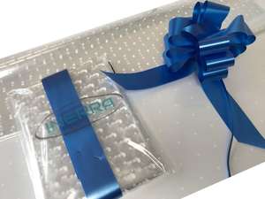 royal blue hamper wrapping kit