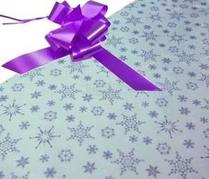lilac hamper wrapping kit cellophane bow christmas