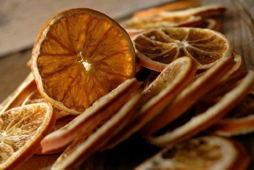 dried orange slices wreath