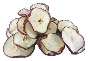 dried red apple slices fruit christmas