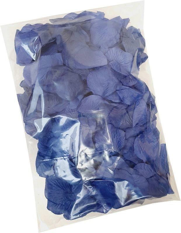 blue confetti petals