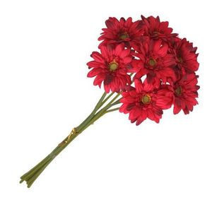 red gerbera artificial flower bouquet flower bunch bush