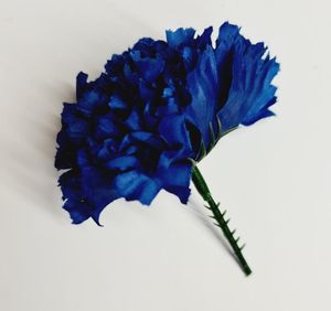 carnation pick floral royal blue