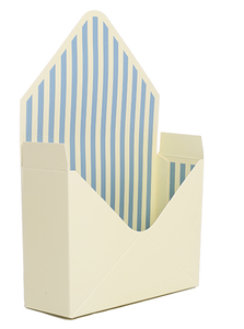 flower envelope box cream