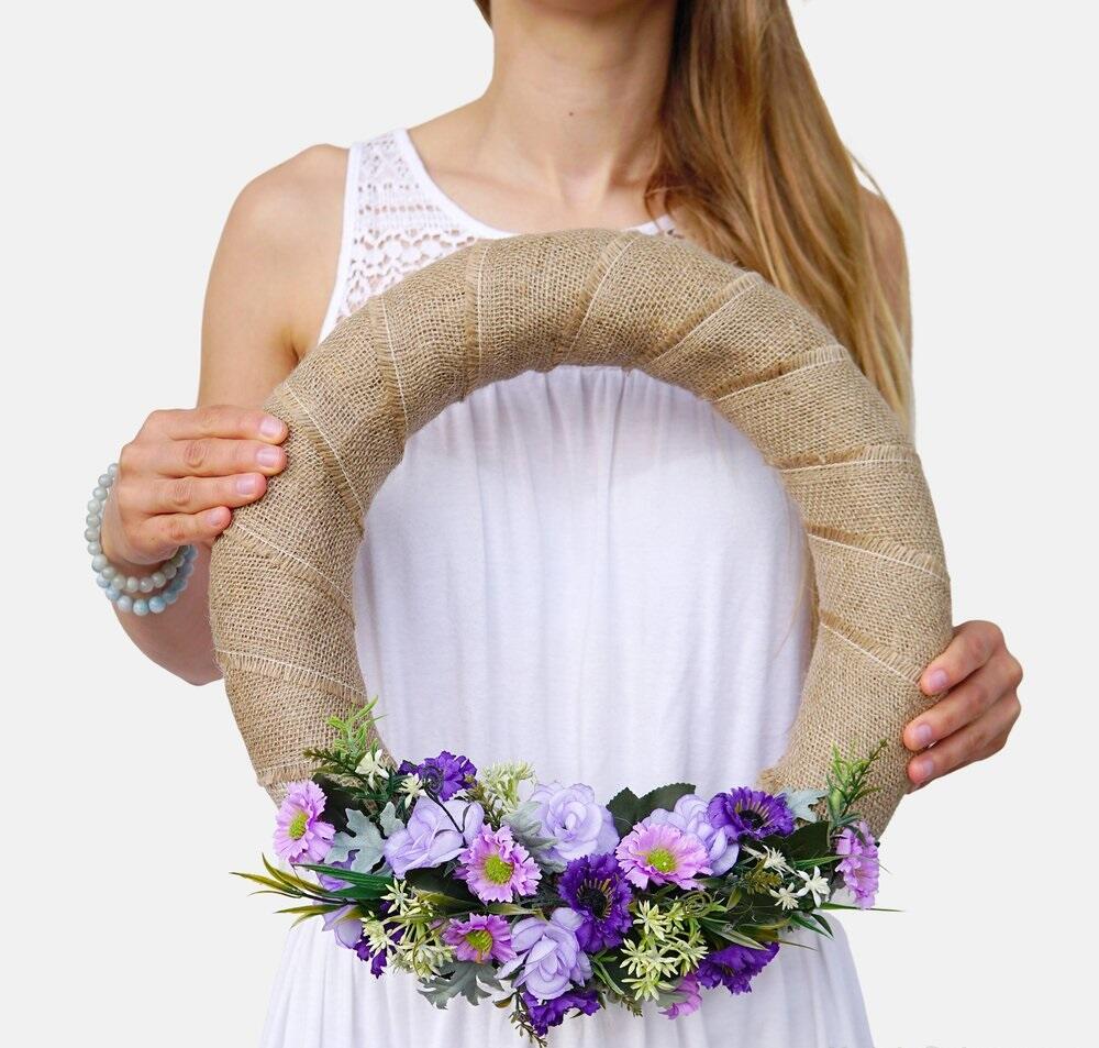 Floral Foam Strass Wreath Ring (25cm) (Inner 13cm)