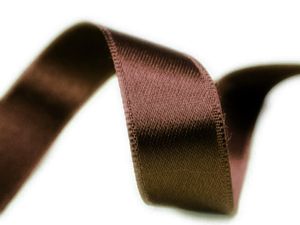 dark brown satin 10mm ribbon